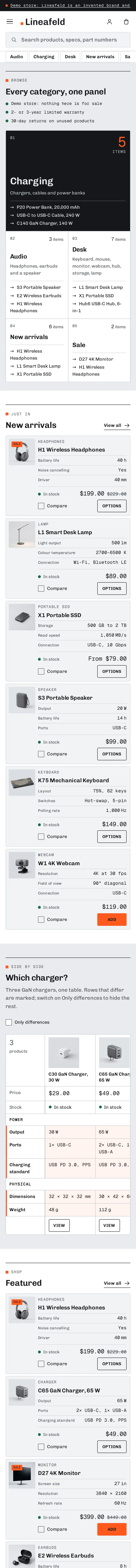 Taktvolt home page on a phone